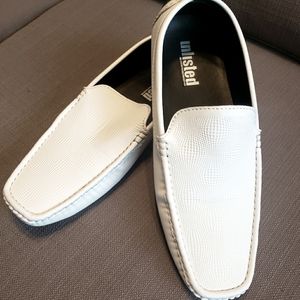 Unlisted by Kenneth Cole - White Driving Loafers (10.5)